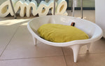 WOW! CUCCIA FUTUR 'OVAL' 50x80cm TELAIO BIANCO