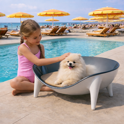 WOW! CUCCIA FUTUR 'OVAL' 50x80cm TELAIO