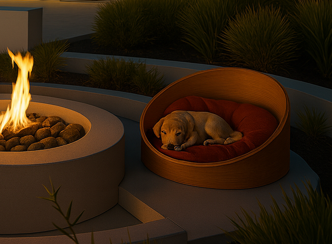 WOW!CUCCIA LEGNO CURV OBLIQ D80 COMPLETO COMFORT ROVERE