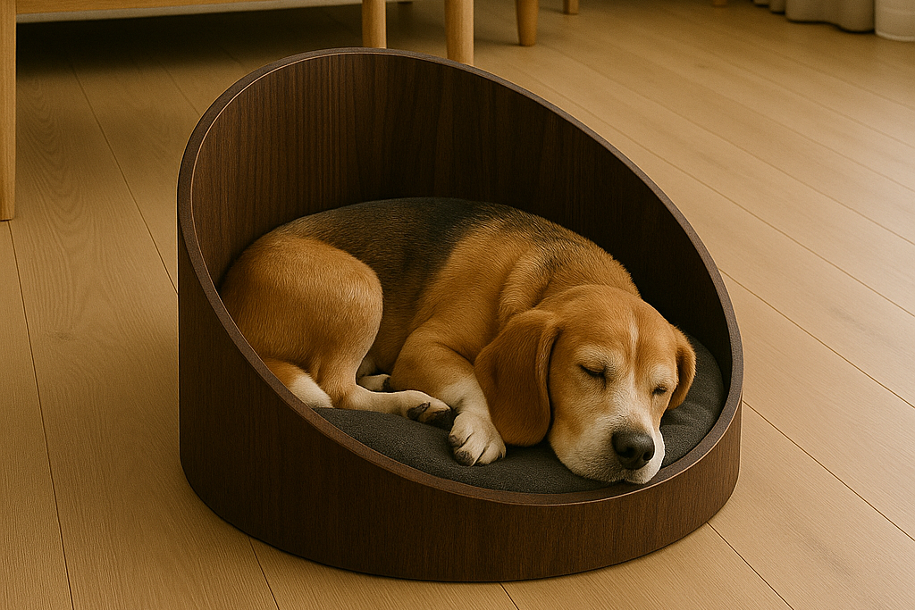 WOW!CUCCIA LEGNO CURV OBLIQ D60 COMPLETO COMFORT IN LAMINATO NOCE