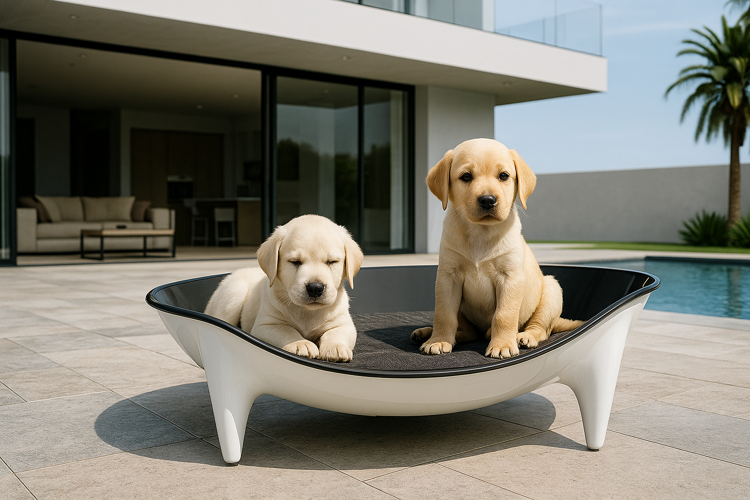 WOW!PET - CUCCIA AMICHETTO - OVAL COMPLETO MATERASSO PUFFO