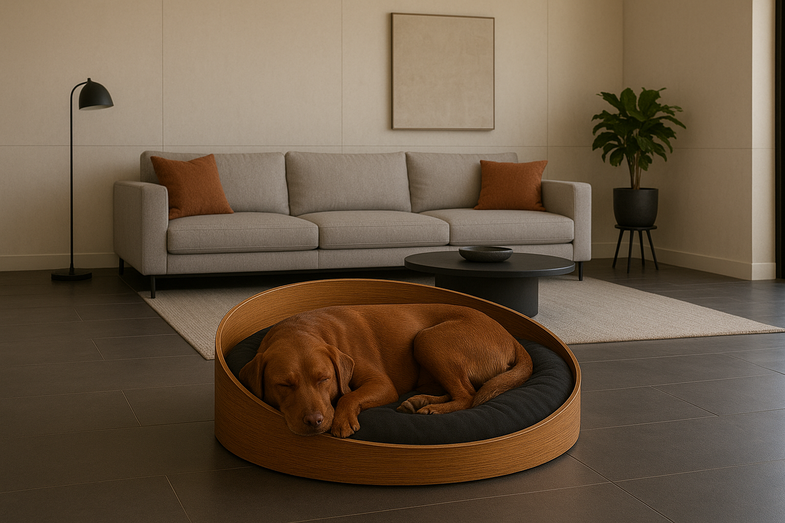 WOW!CUCCIA LEGNO CURV OBLIQ D100 COMPLETO COMFORT ROVERE