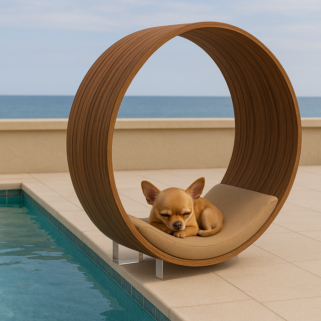 WOW!CUCCIA LEGNO TANA D100 COMPLETO COMFORT IN LAMINATO NOCE