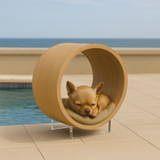 WOW!CUCCIA LEGNO TANA D50 COMPLETO COMFORT IN LEGNO ROVERE