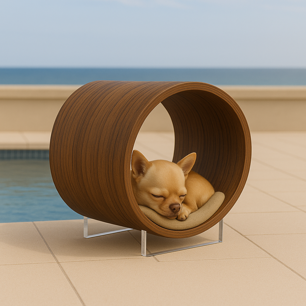 WOW!CUCCIA LEGNO TANA D50 COMPLETO COMFORT IN LAMINATO ROVERE