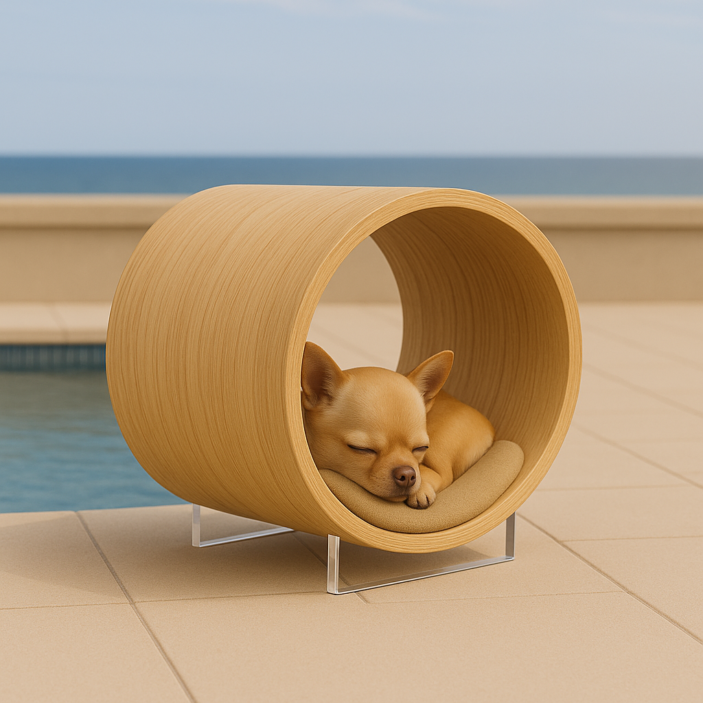 WOW!CUCCIA LEGNO TANA D50 COMPLETO COMFORT IN LEGNO ROVERE