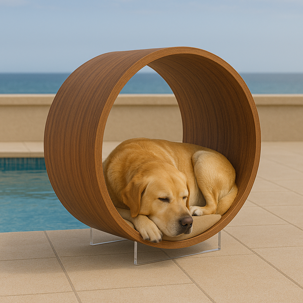 WOW!CUCCIA LEGNO TANA D80 COMPLETO COMFORT IN LAMINATO NOCE