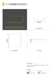 WOW! CUCCIA TELAIO QUART LEGNO NOCE D79