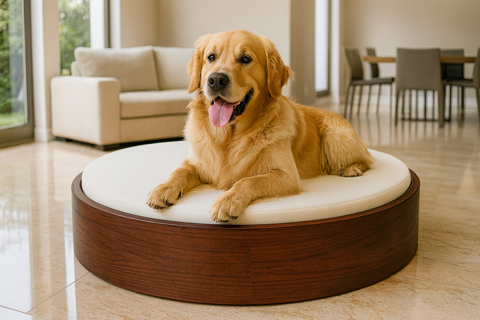 WOW!CUCCIA LEGNO DIMORA D100 MAX COMPLETO COMFORT IN LEGNO NOCE